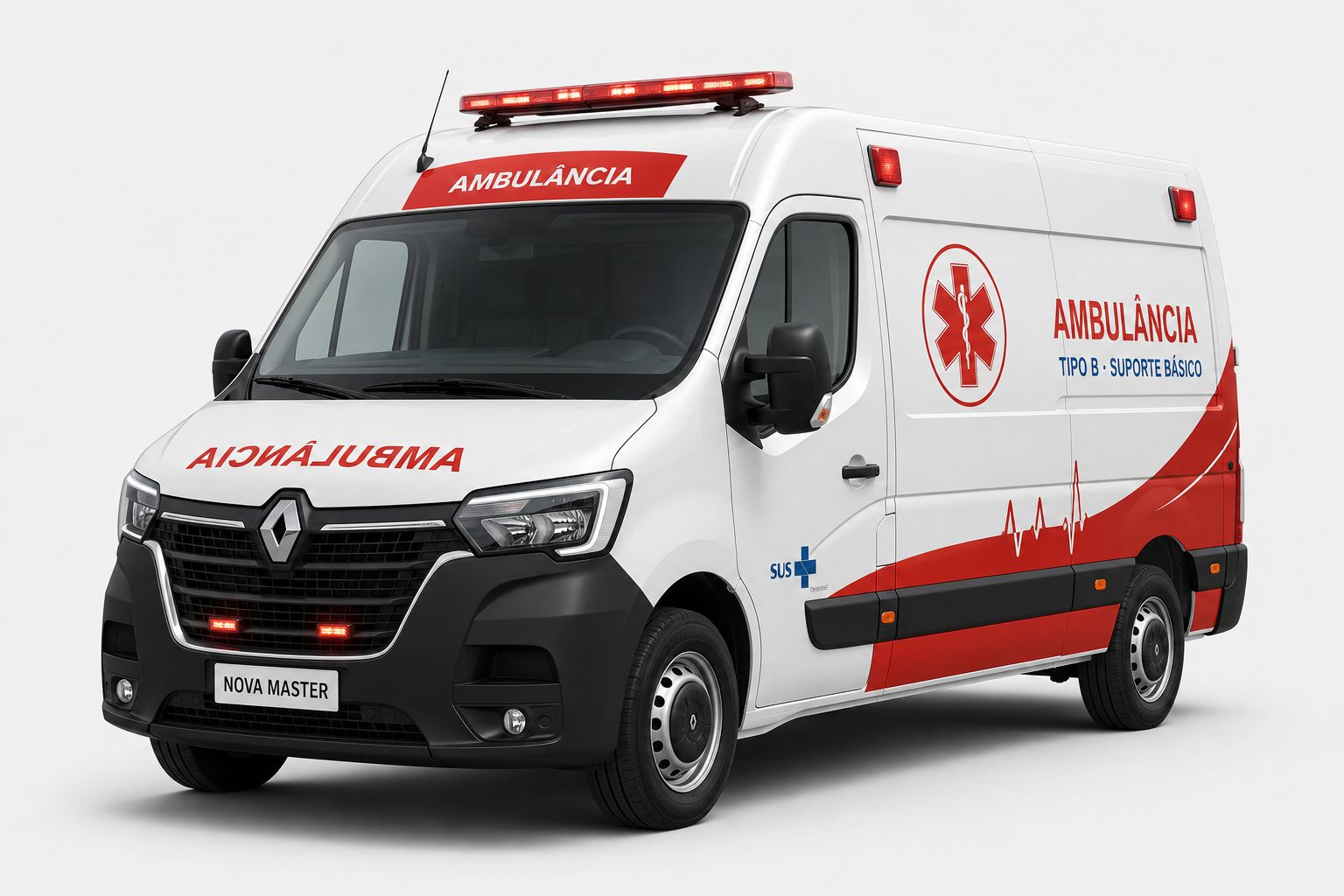 Ambulância Mercedes-Benz transformada pela Tawá